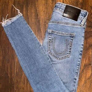 True Religion Women's Light Blue Skinny Jeans